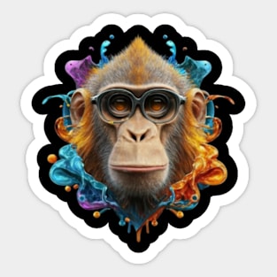 Monkey lover Sticker